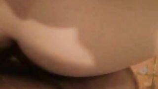Bosomy Brunette Nailed By Bf In The Bathroom
