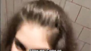 Sweet Schoolgirl Gives BJ To Stiff Boner