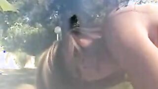 Ass Loaded With Milk Then Squirted Out