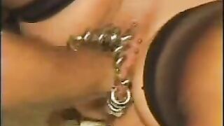 fistnig her crazy pierced pussy