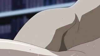 Sweet Anime Gal Shows Large Breasts And Gets Puffy Cooter Licked