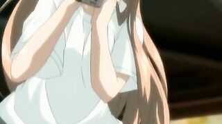 Young hentai lovers fuck on the meadow