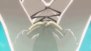 Bound babes in rough group hentai orgy