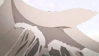 Slut has two mighty cocks