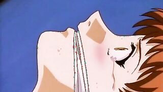 Needles stuck in babe's boobies