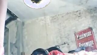 Double Penetration Anal Sex Pink Sock Prolapsed Rectum
