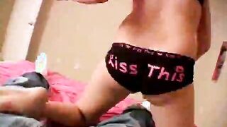 Trashy exgirlfriend Amanda lapdance