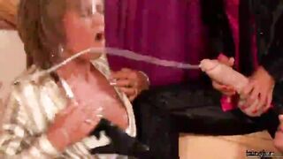 Formal Lezzies Have Makeshift Shaft Action