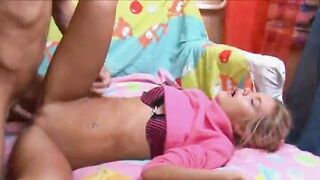 Cute Russian Babe Stuffs Pecker In Her Sweet Vagina