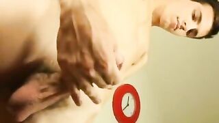 Conner Bradley playing with his cock