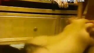 Perfect Babe Screws Throbbing Pole 