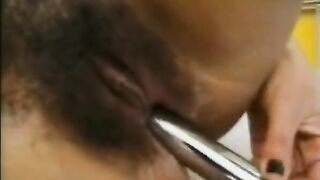 Big-Boobed Latina Babe  Strokes All-Natural Cunt 