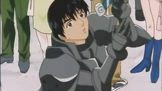 Captive hentai with muzzle gets dildoed wetpussy and cumshot