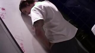 gloryhole sucking and fucking at a rave