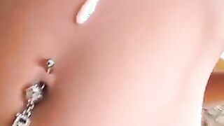 Cumshots on tits in a compilation