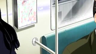 Hentai coed hot fucked and creampie in the train