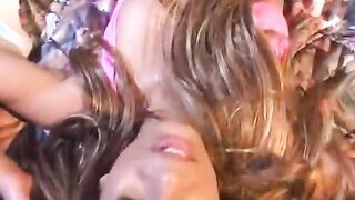 Black girl with dyed hair getting a big dick in bed