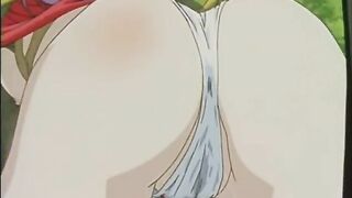 Princess hentai titty and doggy style fucking in the forest