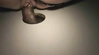 mature mom sucks and fucks a black dick at a glory hole