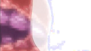 Cute hentai brutally fucking by tentacles and creampie