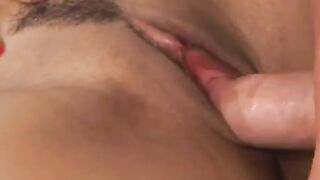 Latina cheerleader with big tits likes to fuck the coach