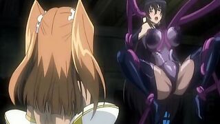 Busty hentai girl hot drilled by furry anime