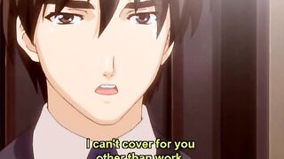 Cute hentai maid fingering wetpussy and doggystyle assfucking