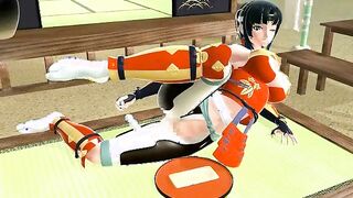 Japanese 3d hentai shemale gets handjob and cumshot