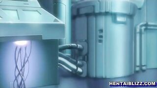 Hentai girl gets electric shocks and fucked by monster frog