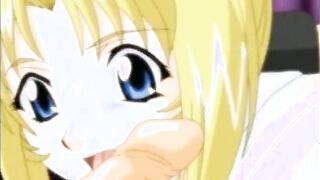Chained hentai groupsex and hard gangbang