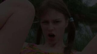 Huge cucumber in my vagina