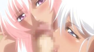 Two Elfs hentai ghetto with bigboobs sharing a stiff dick