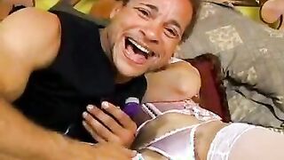 Sexy Mother Crams Dick In Mouth And Vag