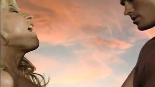 Blonde chick jams dick down mouth & vagina