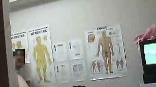 Japanese woman fucked in the doctors office