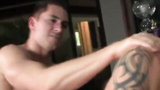 Lucky guy gets sucked before fucking ass