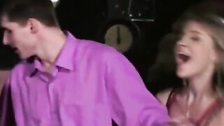 CFNM bachelorette sucks stripper cock