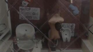 Ivanas morning coitus in the bathroom