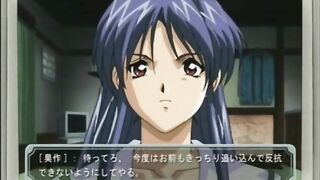 Bondage hentai schoolgirl gets injection with enema