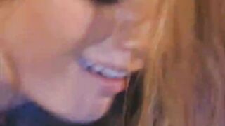 Sexy blonde babe fucks juicy boner