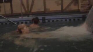 Three Irish teenies in the pool