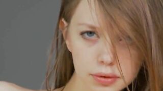 Ulta bony girl 18yo spreads vagina