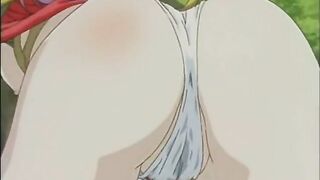 Princess hentai tittyfucked and doggystyle fucked in the forest