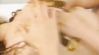 Eggs, Eels And Other Things Put Into Japanese Girl's Ass & Strap-On Fucked