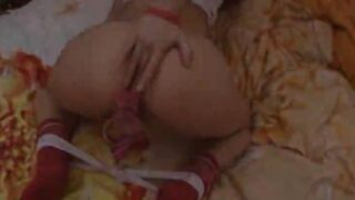 Beautiful germanian girl toying snatch