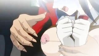 Captive hentai policewoman with bigtits hot fucking in the car