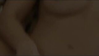 fluent blonde Carla touching pussy
