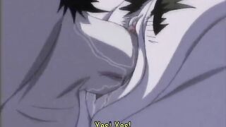 Hentai woman with lingerie and big bust and doggystyle fucked
