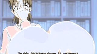 Hube boobs hentai girl deep poking by monster tentacle cocks