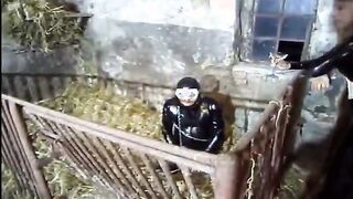 Two sexy dominas torture their slave